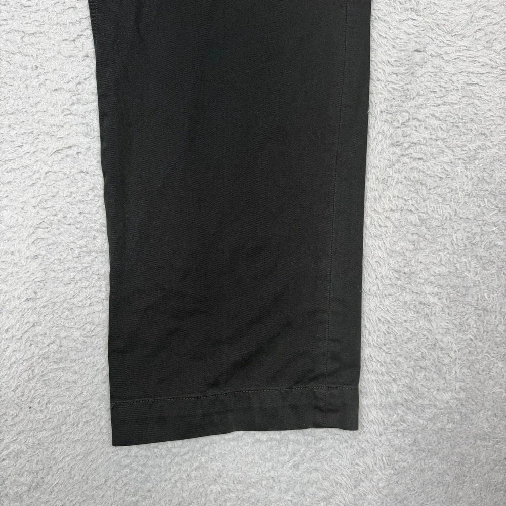 Vintage Polo Ralph Lauren Mens Preston Pant Black Cotton Chino Straight 34x30